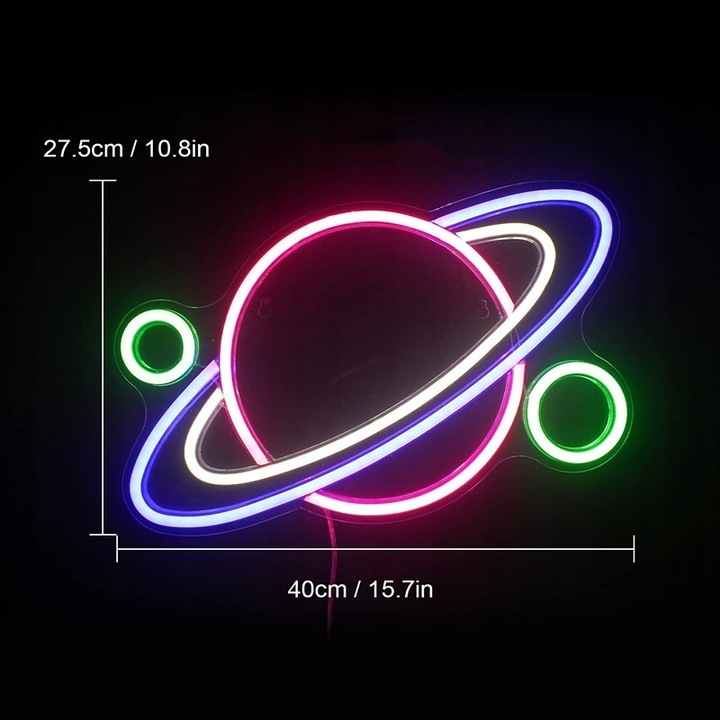 Неон PLEXI LED PLANET многоцветен FPNE05 Forever Light