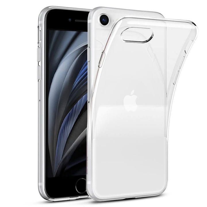 ESR Project Zero védőtok, iPhone 7 / 8 / SE 2 2020 / SE 3 2022 telefonokhoz, Csúcskategóriás ütésgátló technológia, Ergonomikus és tartós kényelem, Átlátszó