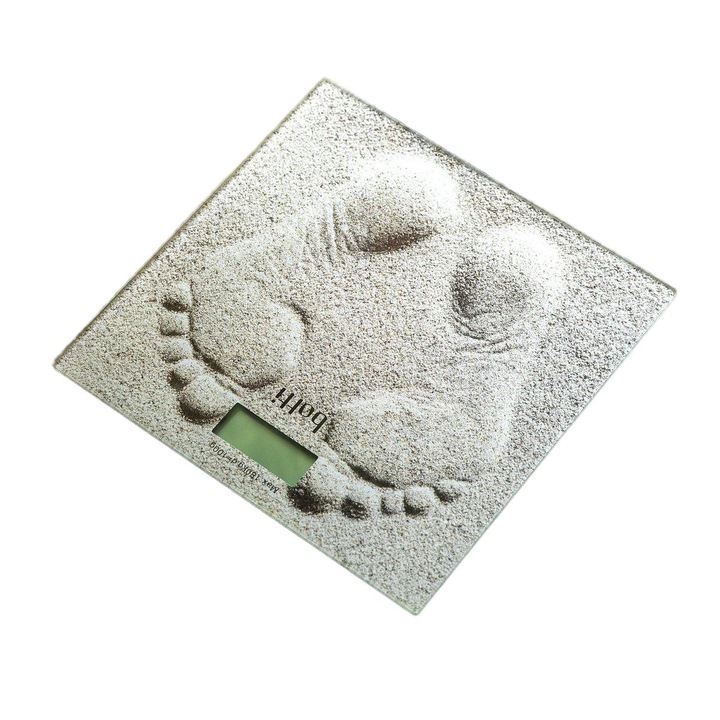 Електронен кантар за баня, Botti, 100g/180kg, Бежов