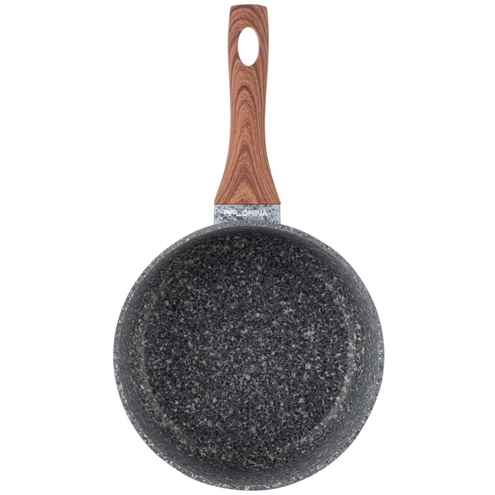 Cratita Master din aluminiu cu coada, invelis antiaderent, 16 cm 1,2 l