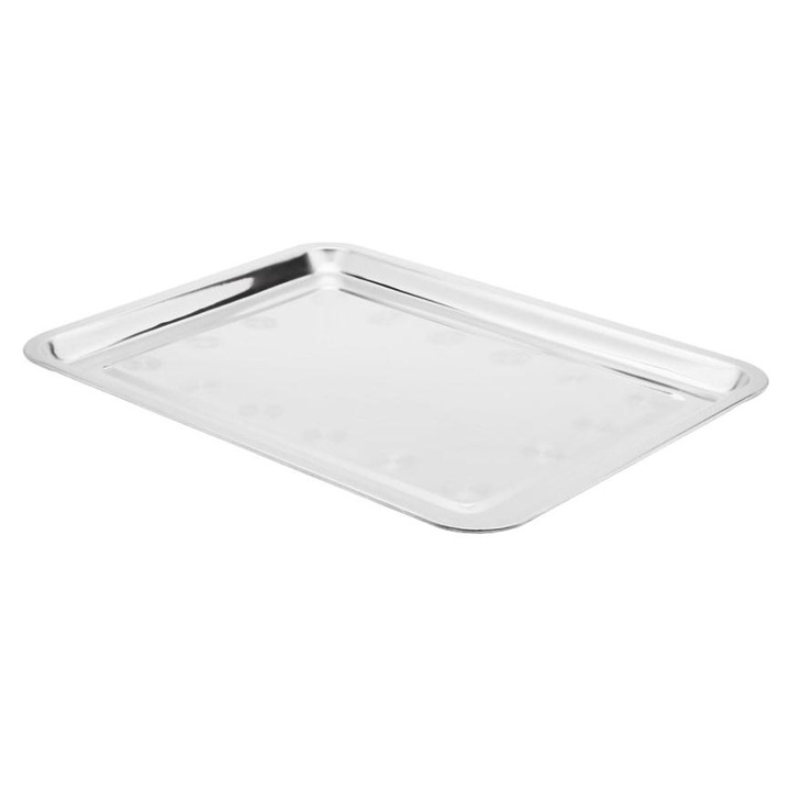 Tava, Tadar, Inox, 45 x 35 cm, Argintiu