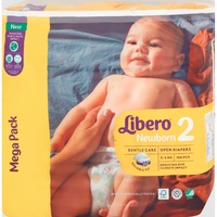 Scutece copii Libero Newborn Mega Pack marime 2, 3-6 kg, 104 buc