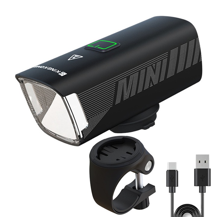 KINGKONG X7 Mini Led kerékpáros lámpa, 6 világítási mód, automatikus be-/kikapcsolás, mozgásérzékelő, 800 lumen, USB töltés, IP65