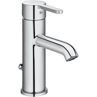 Baterie lavoar Roca Carelia, monocomanda, cu ventil, Crom