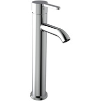 Baterie lavoar Roca Carelia, Cold Start, monocomanda, cu pipa inalta, aerator, Crom