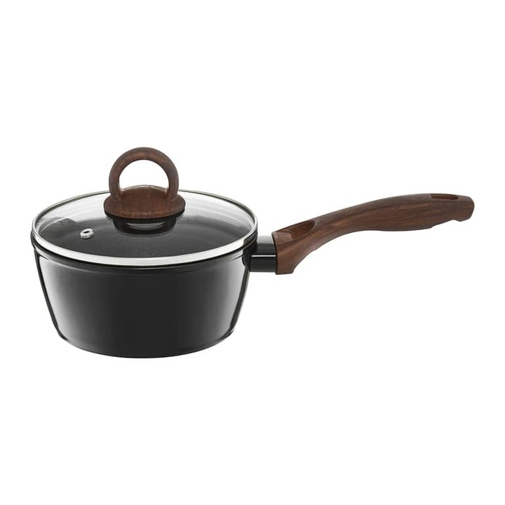 Ambition Darkwood nyeles lábas fedővel 16 cm