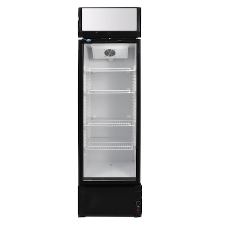 Vitrina frigorifica profesionala STARCREST SPS-288WH, 288 L, Termostat reglabil, Iluminare LED, H 178 cm, Alb