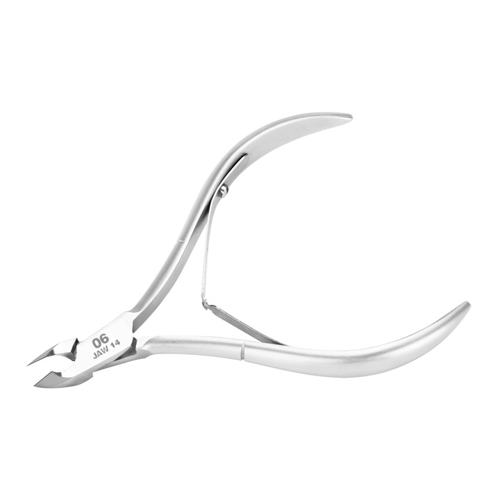 Клещи за маникюр, Ocho Pro, 06 Jaw 14, Неръждаема стомана, Сребро