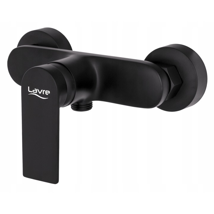 Robinet de dus, Granitan, Alama, 150 mm, Negru