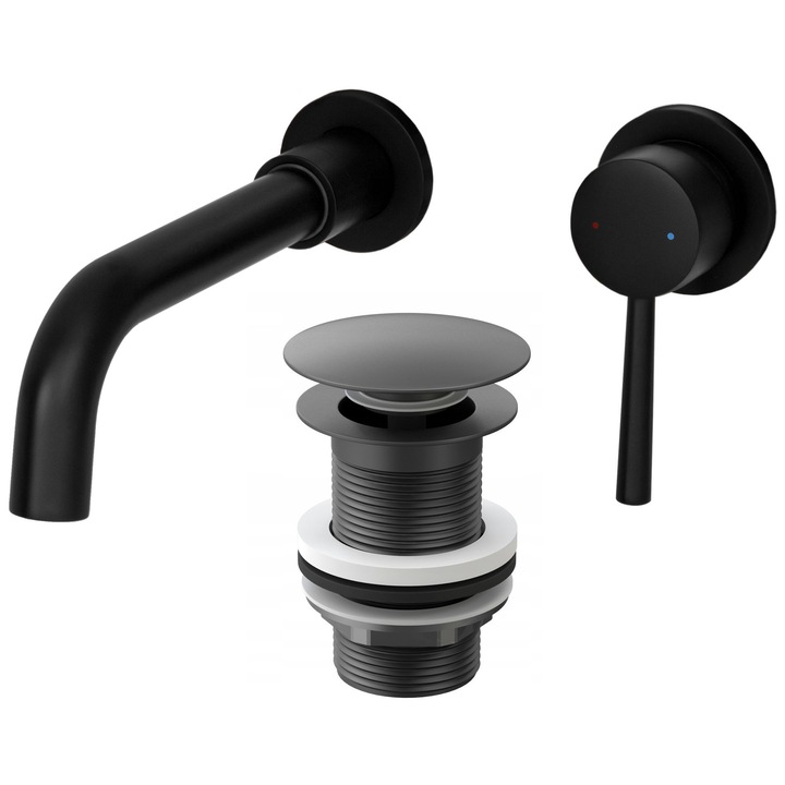 Санитарен кран, GRANITAN, Метал, Черен