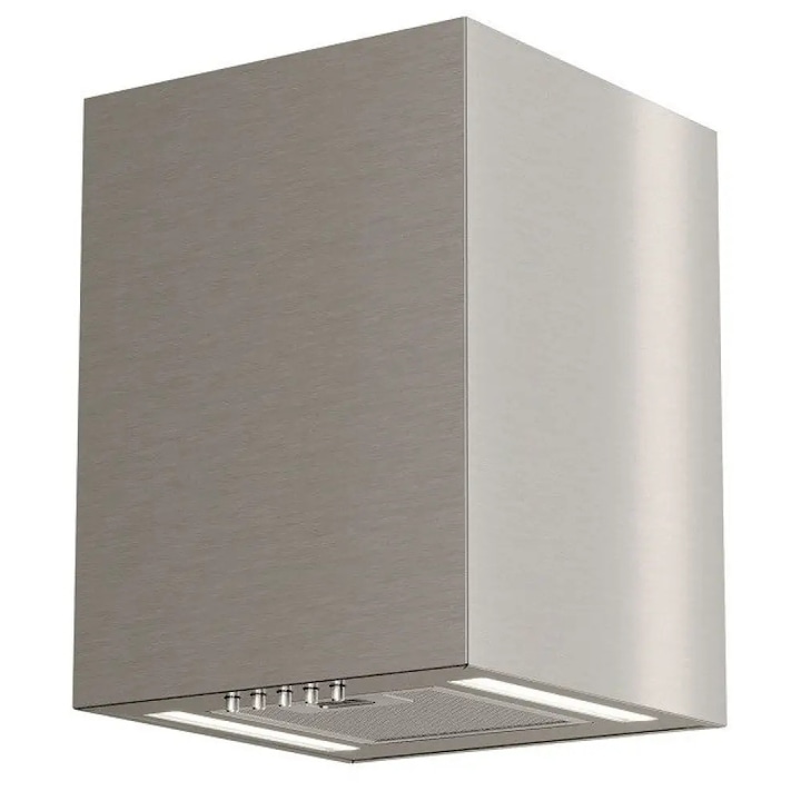 Hota subtire de bucatarie 60cm Berdsen INOX 10A, design modern, iluminare LED, inox