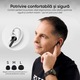 Casti wireless ROTTER®️ cu izolare a zgomotului, In-ear Bluetooth, Casti Wireless Audio, Fara fir, Afisaj Digital, Casti Bluetooth 5.4, Autonomie Bluetooth 42 ore, Microfon Audio HD, Control touch, Latenta Wireless 45 ms, IPX4, Sport, Universale, Negru