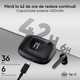 Casti wireless ROTTER®️ cu izolare a zgomotului, In-ear Bluetooth, Casti Wireless Audio, Fara fir, Afisaj Digital, Casti Bluetooth 5.4, Autonomie Bluetooth 42 ore, Microfon Audio HD, Control touch, Latenta Wireless 45 ms, IPX4, Sport, Universale, Negru