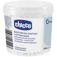 Betisoare bumbac Chicco, 0 luni+, 160 buc