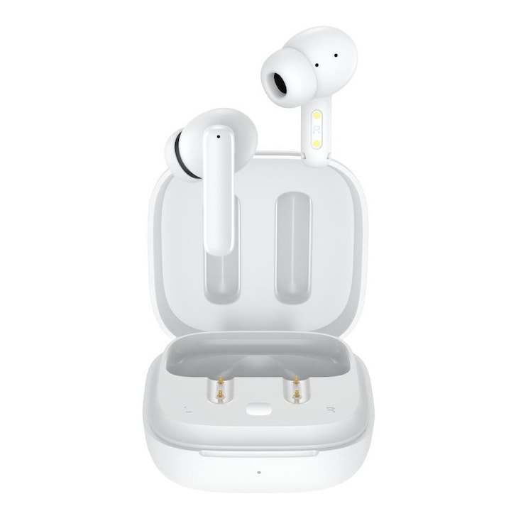 Vezeték nélküli fejhallgató QCY T13 ANC, Hi-Fi hang, App, ANC technológia, vízálló, Bluetooth 5.3, fehér