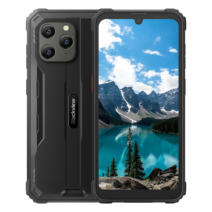 Blackview BV5300 Pro Mobiltelefon, Dual SIM, 64 GB, 4 GB RAM, 6,1" 4G, IP68, NFC, Fekete