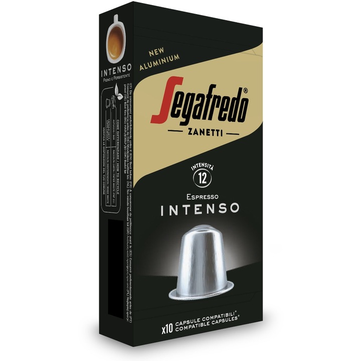 Capsule cafea, Segafredo Intenso, NSP, 10 Cps