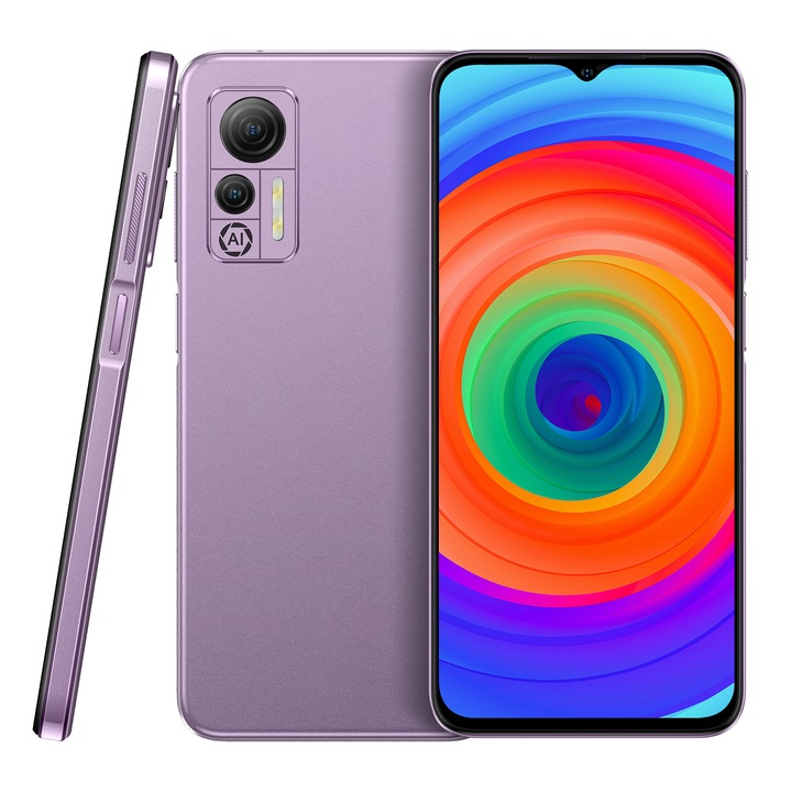 Telefon mobil Ulefone Note 14 Mov, 6.52" IPS LCD, 4GB RAM, 64GB ROM, Android 12, 4500mAh, Dual SIM