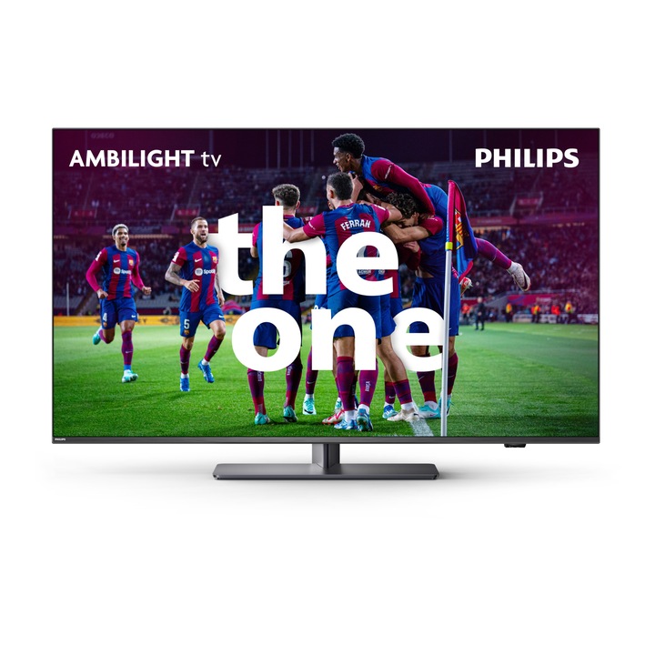 Televizor Philips AMBILIGHT tv LED 50PUS8818, 126 cm, Google TV, 4K Ultra HD, 100 Hz, Clasa G (Model 2023)