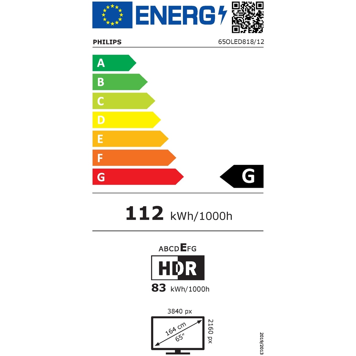 Televizor Philips Ambilight OLED 65OLED818, 164 cm, Google TV, 4K Ultra HD, 100 Hz, Clasa G