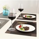 Set 6 suporturi farfurii, Izolatie termica, Rezistenta la pete, PVC/Poliester, 30x45 cm, Maro