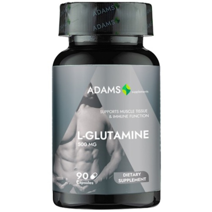 L-glutamin 500 mg, 90 cps, Adams