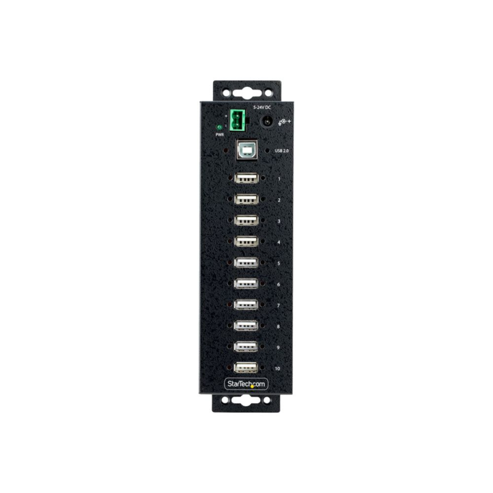 StarTech мрежов конектор USB 2.0 Type-B 480 Mbit/s Черен (USB210AIND-USB-A-HUB)