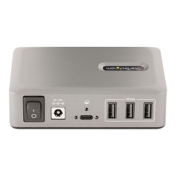 Мрежов конектор StarTech.com 10G8A2CS-USB-C-HUB, USB 3.2 Gen 2 (3.1 Gen 2) Type-C 10000 Mbit/s Сив (10G8A2CS-USB-C-HUB)