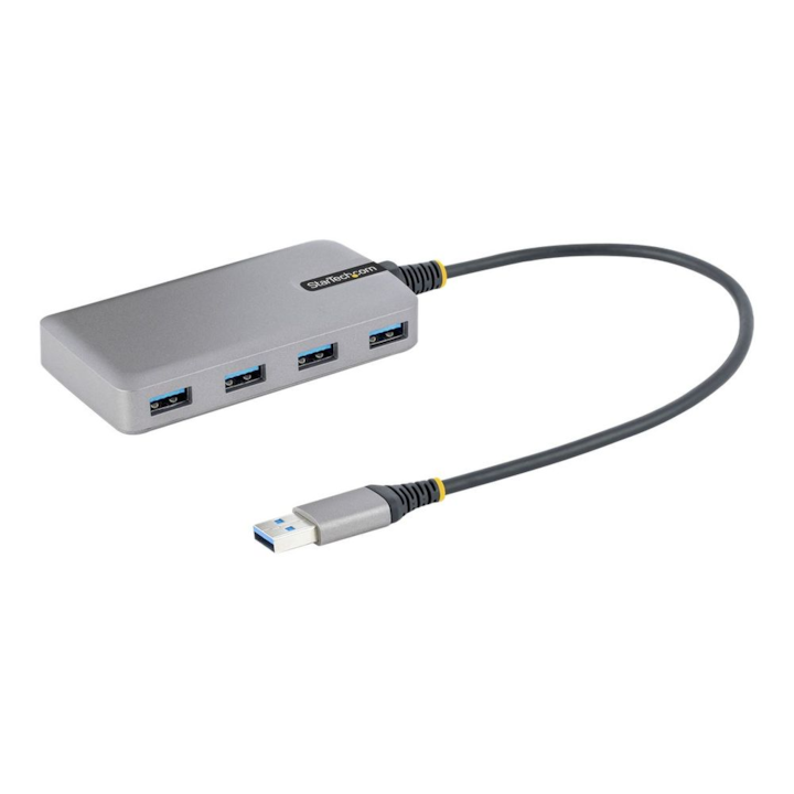 Хъб, StarTech, USB 3.2, 5000 Mbit/s, сив