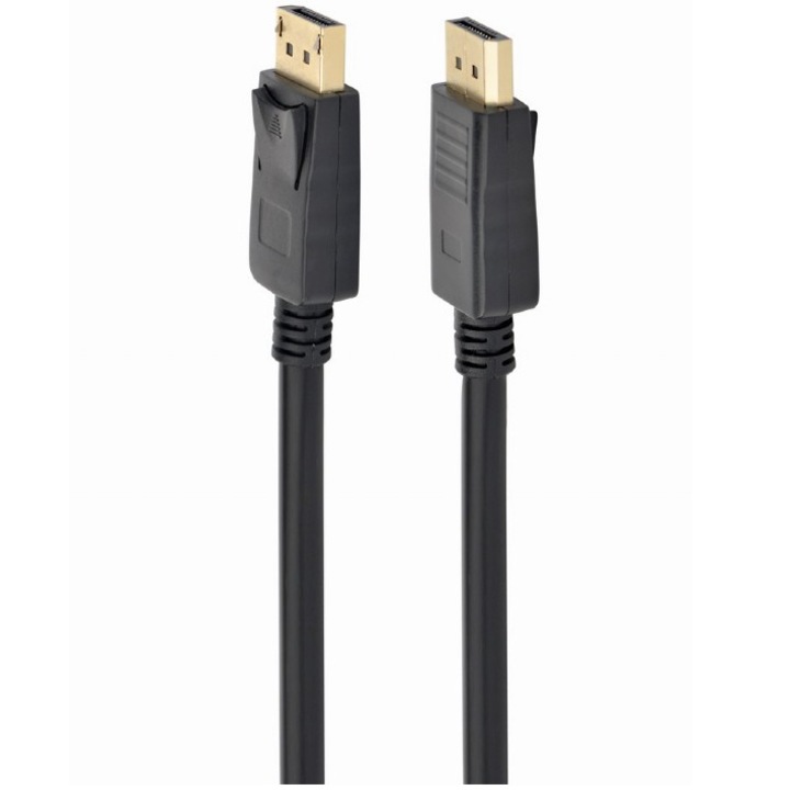 Gembird DisplayPort (T) – DisplayPort (T) Kábel, 5 m, maximális felbontás: 4K 60 Hz-en, fekete
