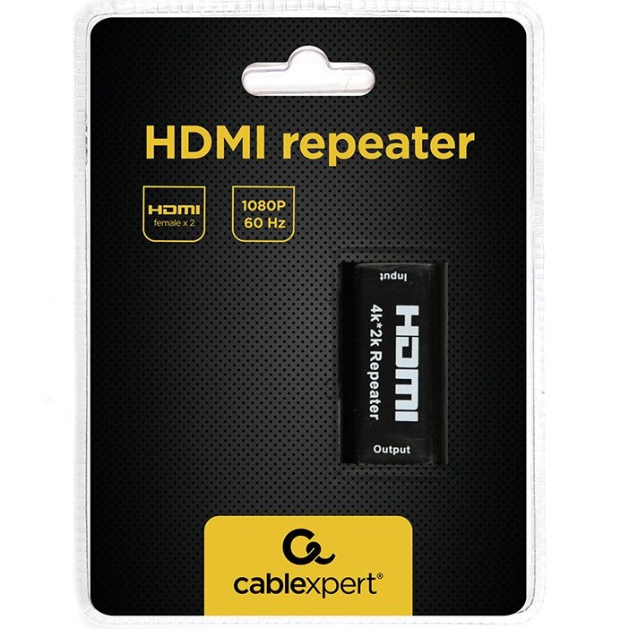 Adaptor Video Gembird, HDMI  T  La DVI-I DL  M , Conectori Auriti Negru A Hdmi Dvi 3