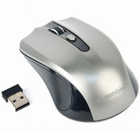 Mouse wireless Gembird, 1600 dpi, Negru / Gri, MUSW-4B-04-BG