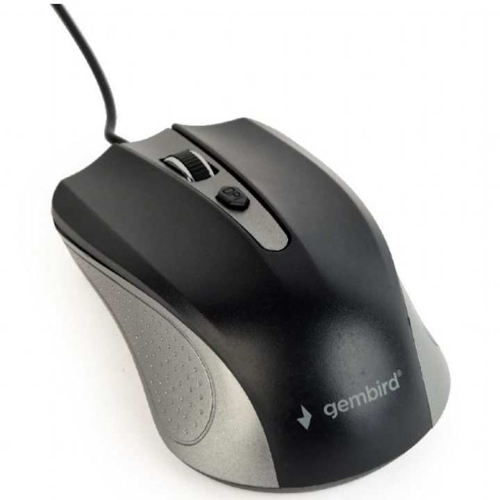 Mouse Gembird, 1200 dpi, Negru / gri, MUS-4B-01-GB
