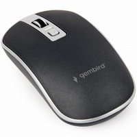 Mouse, wireless Gembird, 1600 dpi, Negru / Argintiu, MUSW-4B-06-BS
