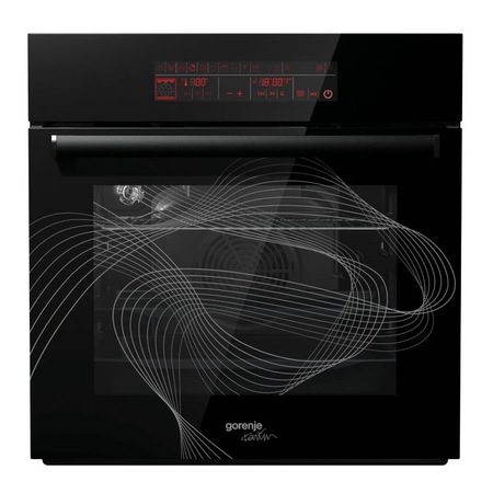 Cuptor incorporabil Gorenje Karim Rashid BO8KRB, Electric, Multifunctional, Grill, 67 l, Clasa A, Negru