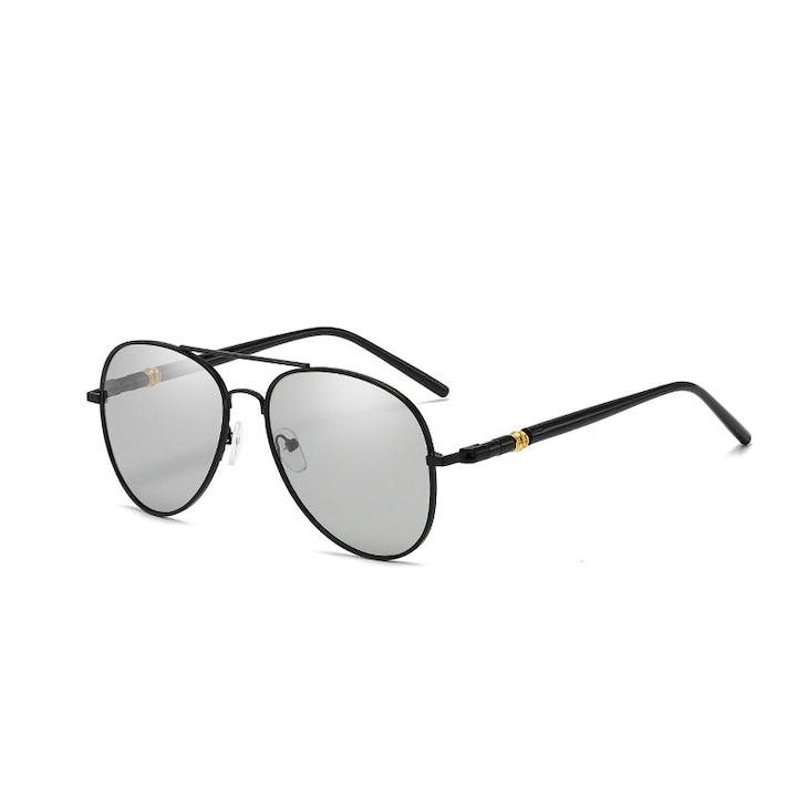 Поляризирани слънчеви очила за мъже, UV400, UV защита, черни