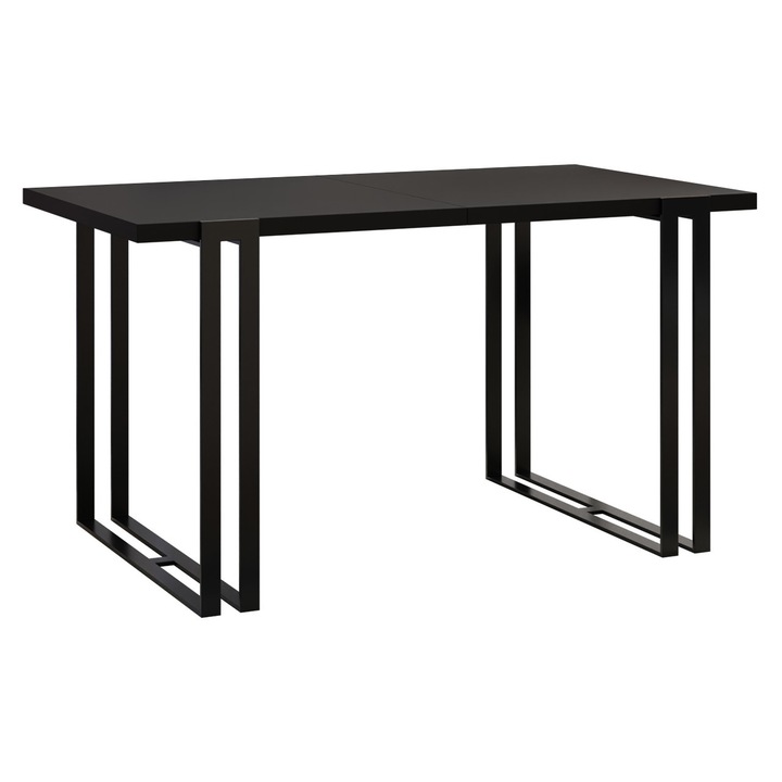 Masa extensibila Fowiq, 140-240x80x76, Mirjan 24, negru / negru