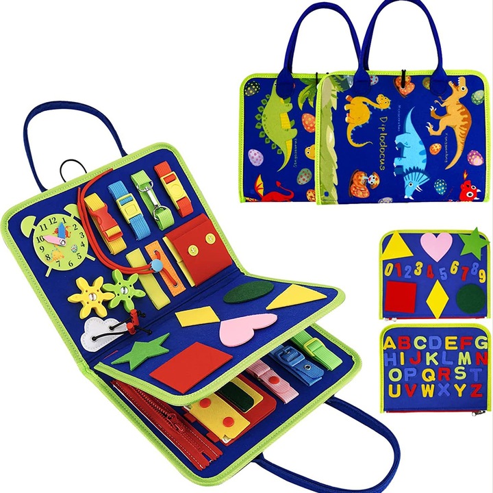 Играчка Монтесори, 3 години+, Многоцветна