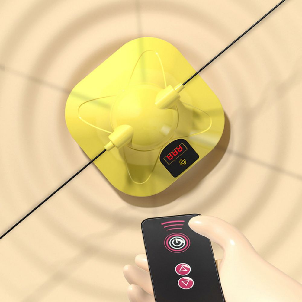 Уред за скачане на въже, ABS, LED, Жълт - eMAG.bg