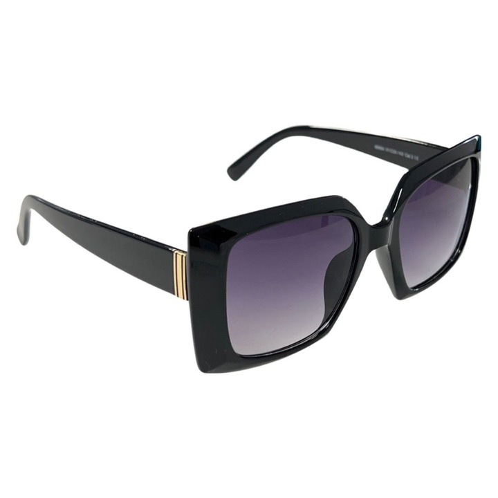 Ochelari de soare pentru Femei, Oversize, Eleganti, UV400, Negru
