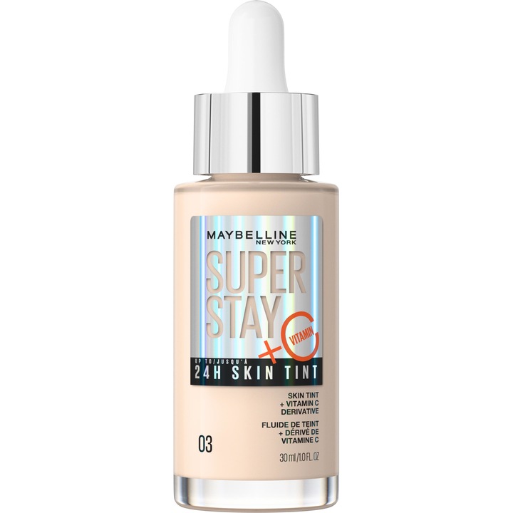 Fond de ten Maybelline New York Super Stay Glow Skin Tint, 03, 30 ml