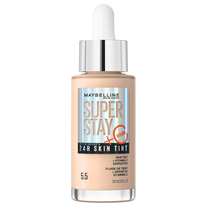 Fond de ten Maybelline New York Super Stay Glow Skin Tint, 05.5, 30 ml