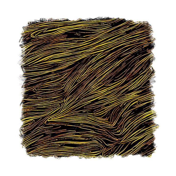 Sticker decorativ, Abstract, Maro, 55 cm, 9220ST