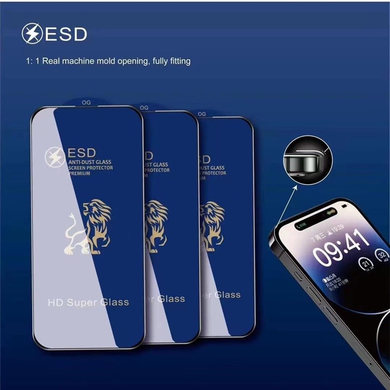 Folie Sticla securizata Flippy® compatibila cu Xiaomi Redmi Note 11 / Note 11 Pro 5G Sticla ESD, Top Glass, Anti-static, Negru