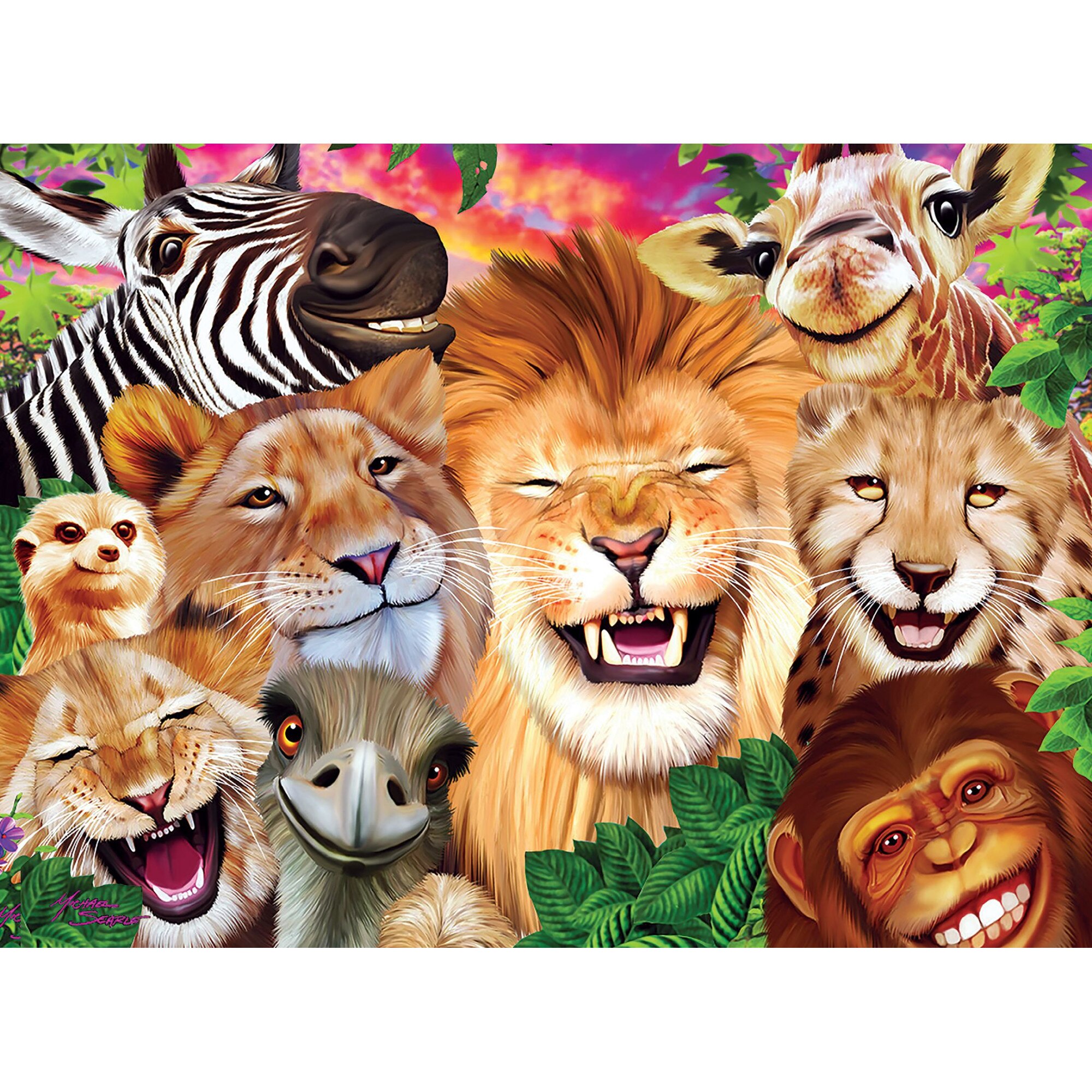 Puzzle Master Pieces de 200 XXL piese -Safari Sillies - eMAG.ro