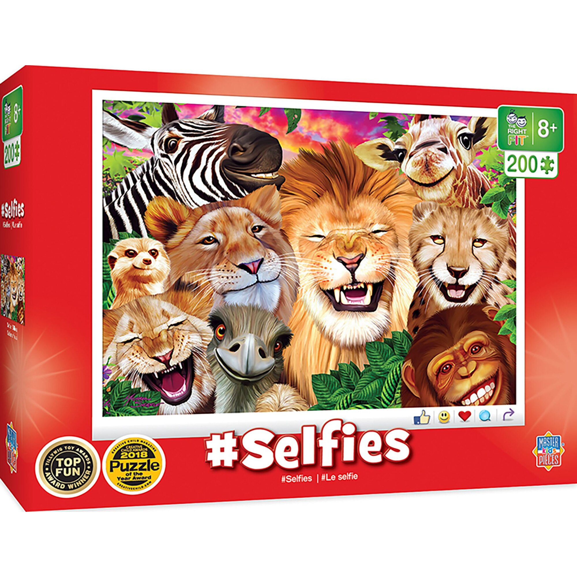 Puzzle Master Pieces de 200 XXL piese -Safari Sillies - eMAG.ro