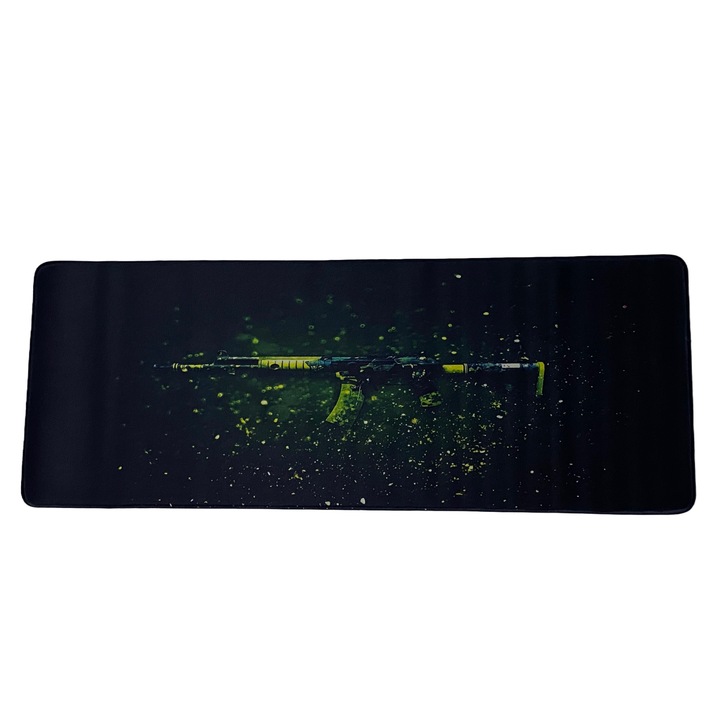 Mousepad format Deskmat pentru gaming, KL Automatic Gun 800 x 300 x 2 mm