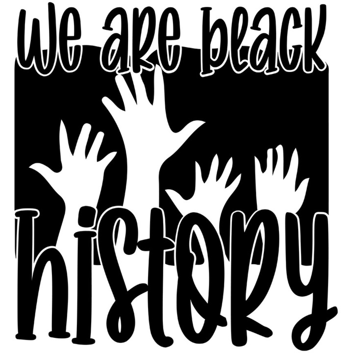 Sticker decorativ, We are black history, Negru, 64 cm, 7408ST-5