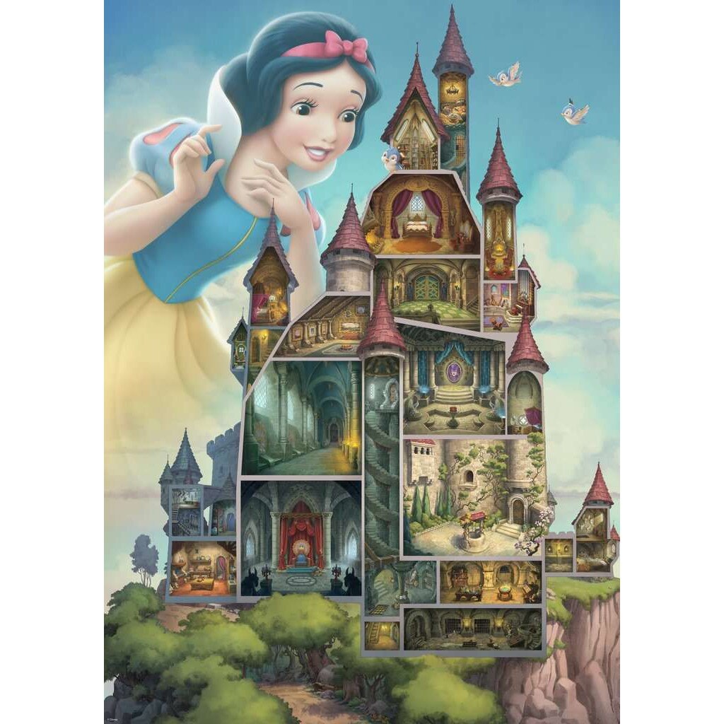 Puzzle Ravensburger cu 1000 de piese Disney Princess Alba ca Zapada
