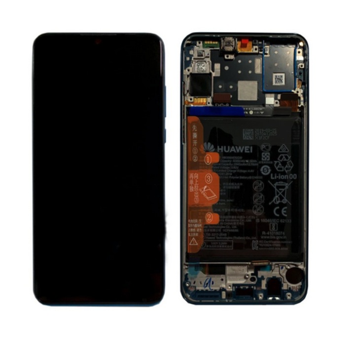 Set Display si Baterie incorporata Huawei P30 Lite new edition Midnight black